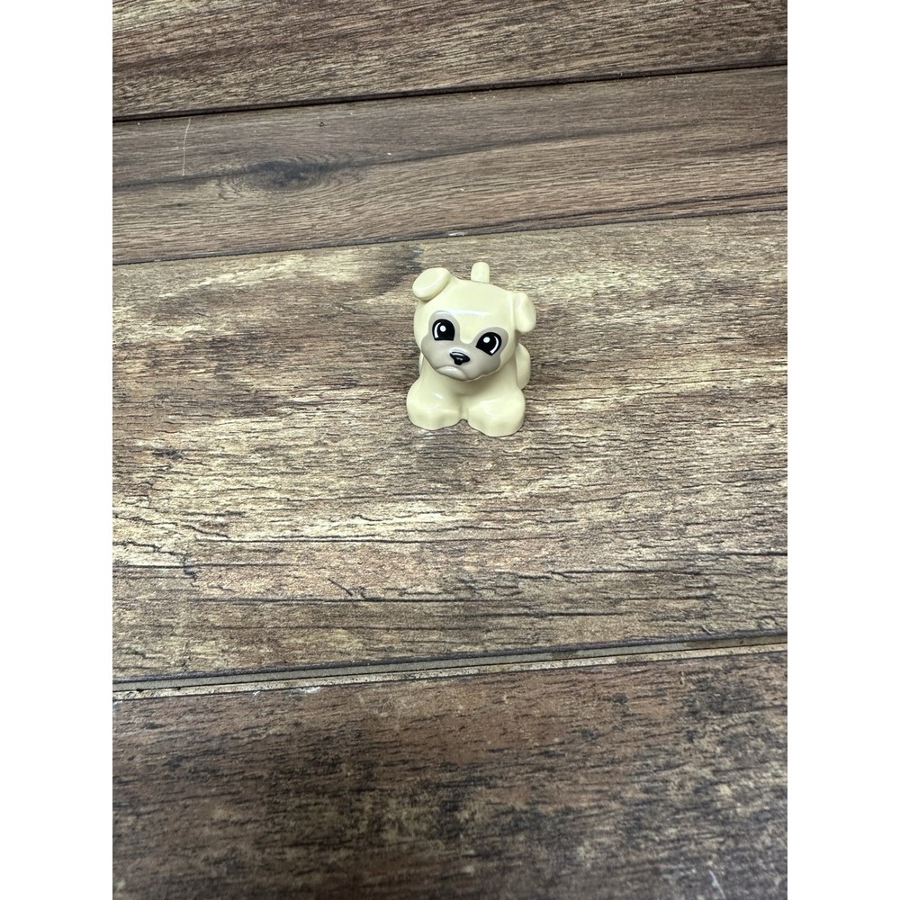 Lego Duplo Dog‎ Puppy Animal  Tan Bulldog